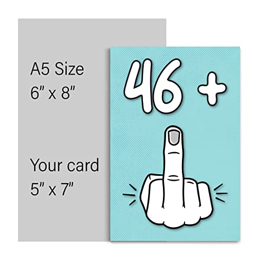 Comprar ahora Tarjeta de cumpleaños 47 46 + 1 divertida tarjeta de