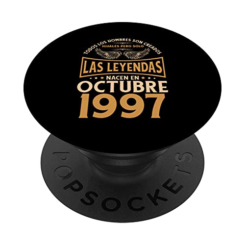 Comprar Cumpleaños Hombre Regalos BlackFriday Las Leyendas Octubre 1997 PopSockets PopGrip Intercambiable Top Precio 2023 | regaloscumple.com