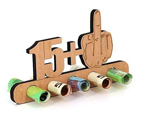 Consigue ahora Giftota - Original Divertido 16 Cumpleaños Regalos Regalo Dinero Madera - 15 + 1 - Regalo para 16º Cumpleaños - Aniversario Cumpleaños - Regalos Madera - Regalos para Amigos Familiares Ofertas 2025 | regaloscumple.com