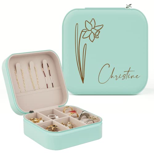 Comprar IDIY Joyero mujer Catálogo personalizado regalo mujer con nombre y flor del mes nacimiento Organizador joyas para anillos collares pendientes Regalo niña regalo madre regalo cumpleaños. Top Precio 2023 | regaloscumple.com