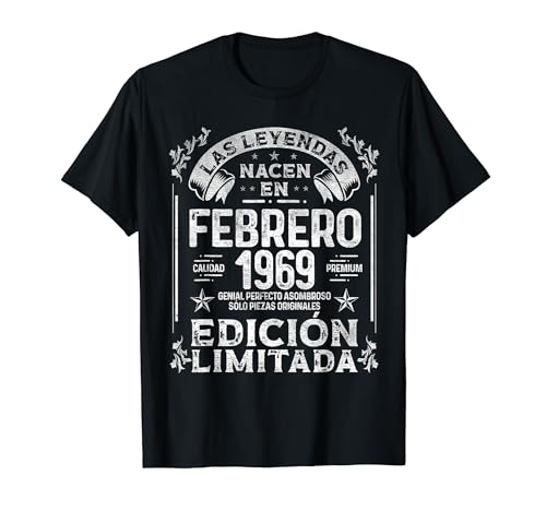 Oferta Las nacen Febrero - Años Camiseta