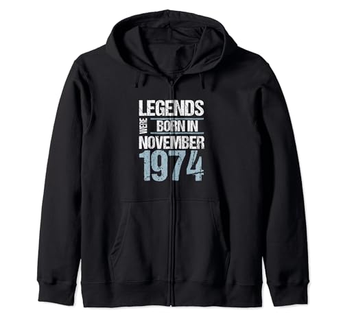 Consigue ahora Las leyendas nacieron en noviembre Regalos 1974 Cumpleaños Sudadera con Capucha Ofertas 2024 | regaloscumple.com