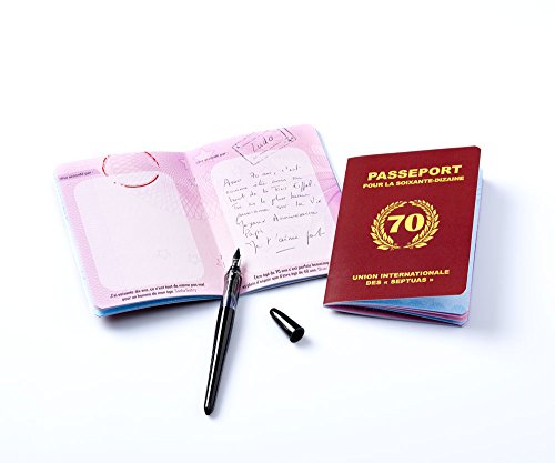 Comprar Libro Navidad visitas "Pasaporte para la 70 años" regalo para mujer o hombre Ofertas 2024 | regaloscumple.com