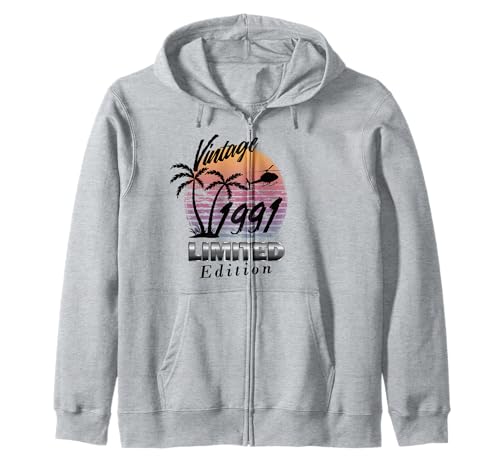 Consigue Cumpleaños ahora Edición Limitada 1991 Cumpleaños 1991 Año 1991 Nacido Sudadera con Capucha Ofertas 2025 | regaloscumple.com