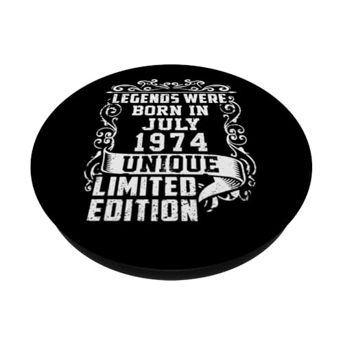 Comprar ahora Cumpleaños Julio 1974 Edición Limitada Regalo Legend July PopSockets PopGrip