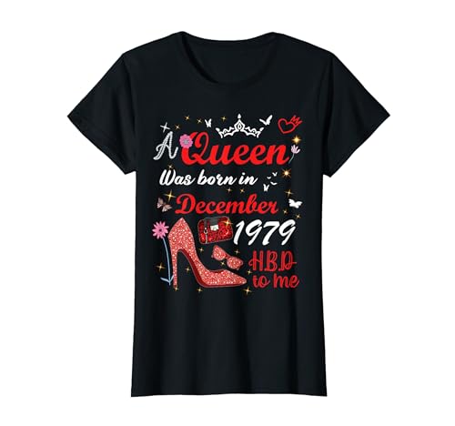 Consigue ahora Diciembre 1979 Cumpleaños Esta Reina Nació en Navidad diciembre 1979 Camiseta Rebajas 2024 | regaloscumple.com
