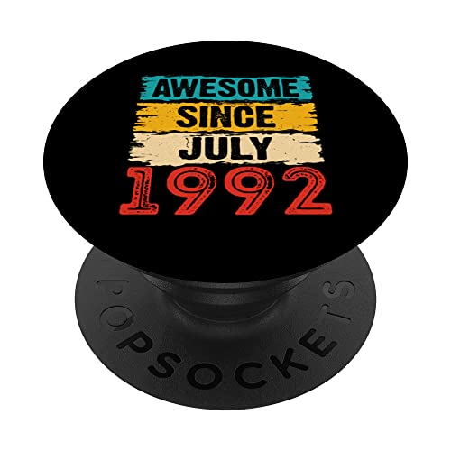 Comprar Regalos BlackFriday 31 años impresionantes desde julio 1992 para 31 cumpleaños PopSockets PopGrip Intercambiable Rebajas 2024 | regaloscumple.com