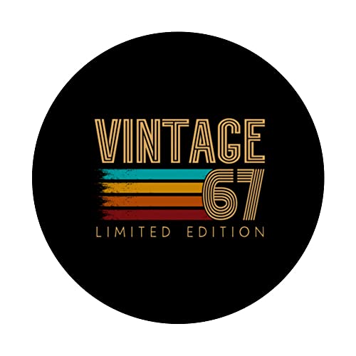 Ofertas en regaloscumple.com 1967 Cumpleaños Vintage 67 PopSockets PopGrip Intercambiable