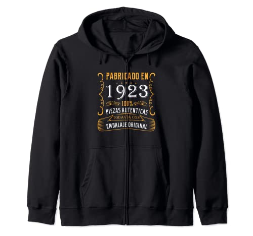 Consigue ahora Promoción Fabricado 1923 Años Cumpleaños Hombre Mujer Nacen En 1923 Sudadera con Capucha Top Precio 2025 | regaloscumple.com