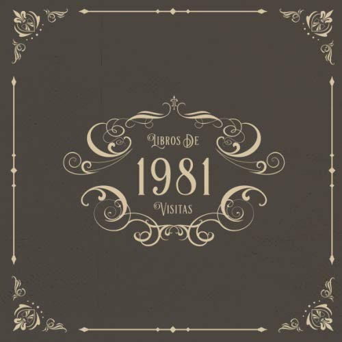 Consigue ahora 1981 Libros Visitas: Libros visitas para fiestas cumpleaños estilo vintage para que la familia y los amigos inserten Cumpleaños saludos y mensajes | 100 páginas Top Precio 2024 | regaloscumple.com