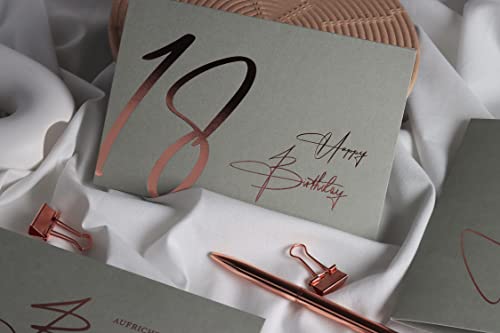 Ofertas - Happy Birthday 18 - Tarjeta felicitacion 18 cumpleaños con sobre