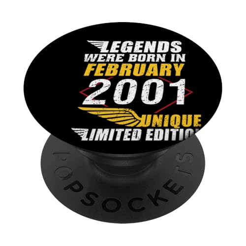 Comprar Cumpleaños Febrero 2001 Edición Limitada Regalo February PopSockets PopGrip Adhesivo BlackFriday Ofertas 2025 | regaloscumple.com