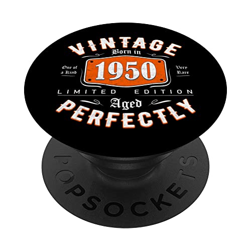 Comprar Regalo 72 años Navidad Cumpleaños Hombre Mujer - Vintage 1950 PopSockets PopGrip Intercambiable Rebajas 2024 | regaloscumple.com