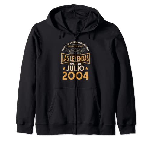 Comprar Cumpleaños Hombre Regalos Las Leyendas Julio 2004 Sudadera con Capucha BlackFriday Rebajas 2024 | regaloscumple.com