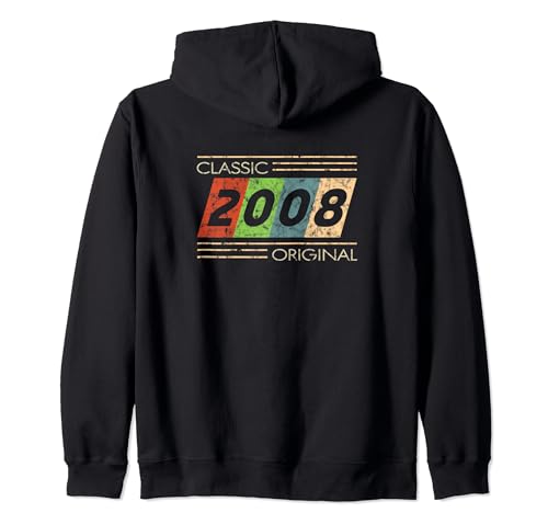 Consigue ahora Classic 2008 Original Vintage Birthday Est Edición II 2008 Sudadera con Regalos Capucha Ofertas 2024 | regaloscumple.com