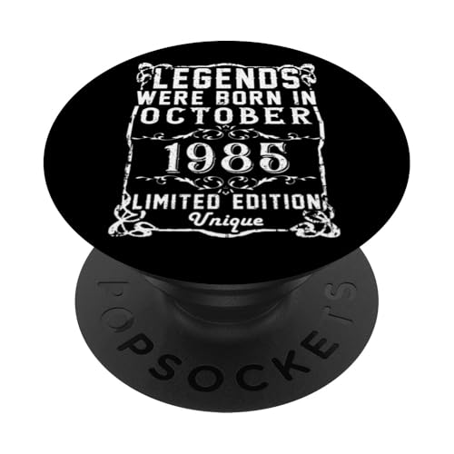 Consigue Cumpleaños ahora Cumpleaños Octubre 1985 Edición Limitada Regalo Used Vintage PopSockets PopGrip Adhesivo Rebajas 2025 | regaloscumple.com