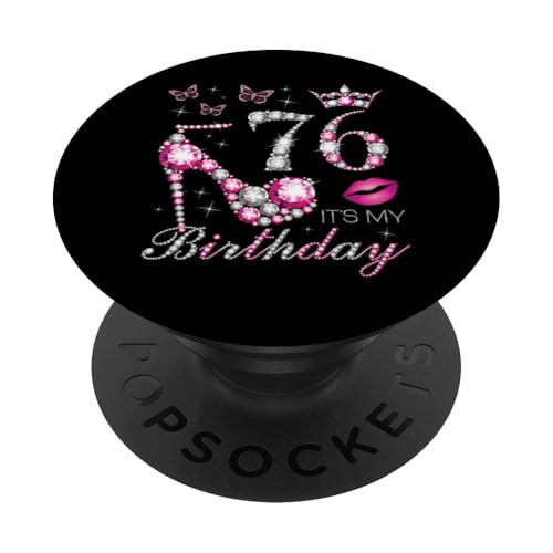 Comprar 76 Catálogo Es mi cumpleaños 76 años es mi cumpleaños número 76 PopSockets PopGrip Adhesivo Rebajas 2024 | regaloscumple.com