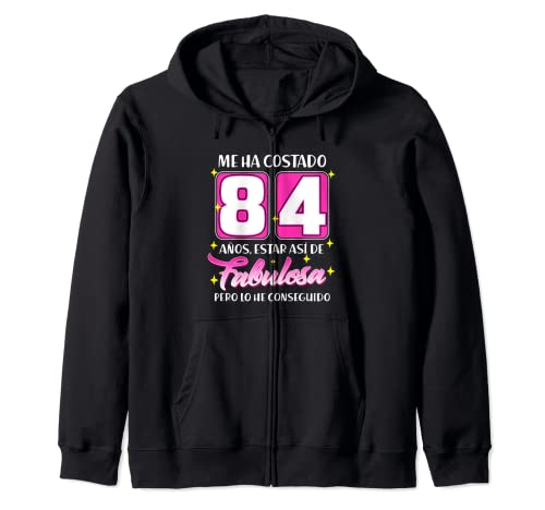 Consigue ahora 84 Años Fabulosa Cumpleaños 84 Sudadera con Capucha Promoción Top Precio 2025 | regaloscumple.com