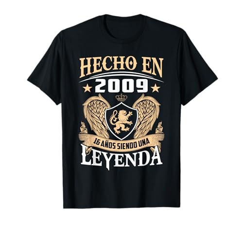 Comprar Hecho En 2009 Cumpleaños 16 Años Siendo Una Leyenda Camiseta Top Cumpleaños Precio 2025 | regaloscumple.com