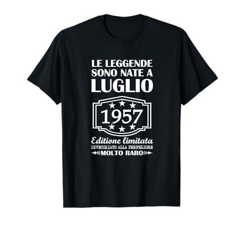 Comprar Las Leyendas nacieron en julio 1957 64 cumpleaños 64 años Camiseta Ideas para regalar Top Precio 2024 | regaloscumple.com