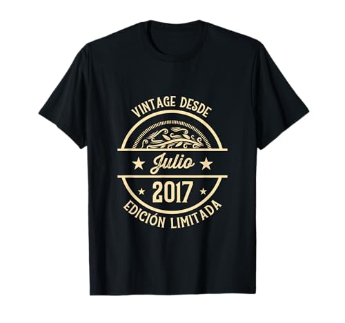 Comprar Cumpleaños Hombre Regalos Vintage Desde Julio 2017 Promoción Camiseta Rebajas 2025 | regaloscumple.com