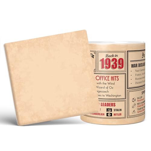 Comprar Mug Monster Catálogo - Regalo cumpleaños 84 – Taza regreso en 1939 en este año regalo para hombres y mujeres regalos cumpleaños para mujeres regalos cumpleaños para hombres 84 aniversario taza Ofertas 2024 | regaloscumple.com