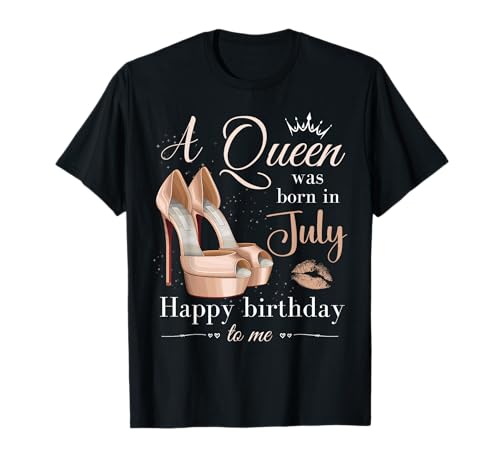 Consigue ahora BlackFriday Una reina nació en julio Mujeres Niñas Damas Julio Cumpleaños Camiseta Ofertas 2024 | regaloscumple.com
