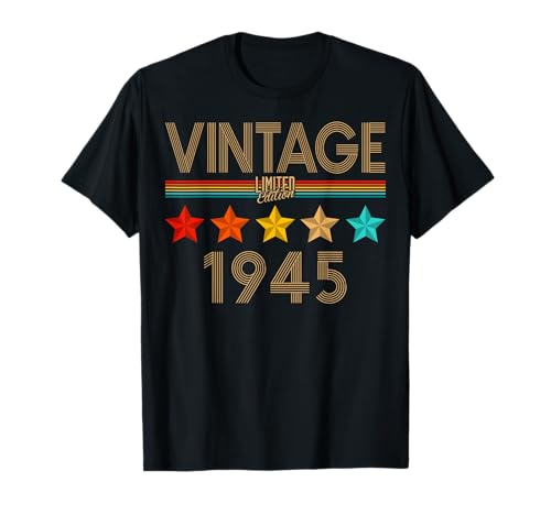 Comprar Decoraciones vintage 79 Navidad cumpleaños vintage 1945 79 cumpleaños Camiseta Top Precio 2024 | regaloscumple.com