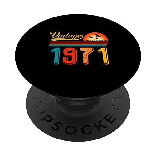 Comprar Regalo 52 cumpleaños para hombres y mujeres retro vintage Catálogo 1971 PopSockets PopGrip Intercambiable Ofertas 2025 | regaloscumple.com