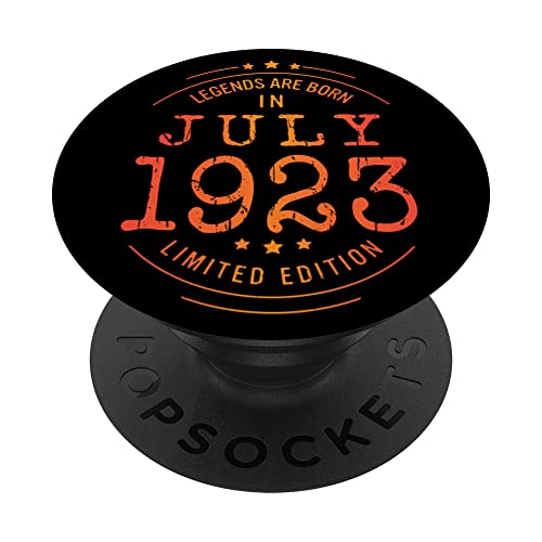 Consigue ahora Cumpleaños Julio 1923 Cumpleaños Edición Limitada Regalo Legend July PopSockets PopGrip Intercambiable Top Precio 2024 | regaloscumple.com