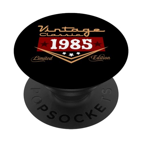 Comprar Decoraciones vintage 40 cumpleaños vintage 1985 40 Cumpleaños años PopSockets PopGrip Adhesivo Rebajas 2025 | regaloscumple.com
