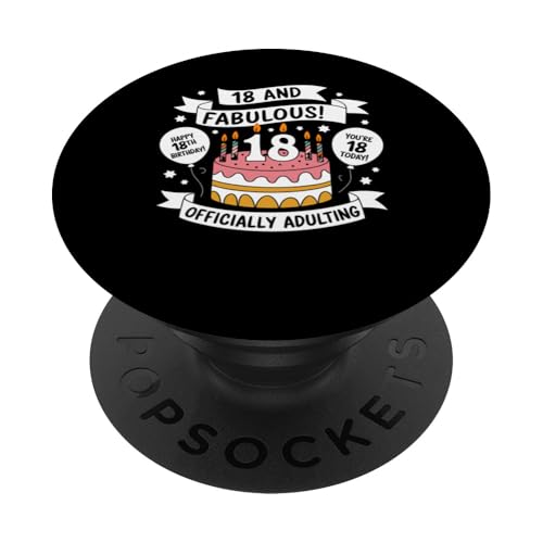 Comprar 18 cumpleaños BlackFriday niño niña 18 años regalo 18 cumpleaños PopSockets PopGrip Intercambiable Top Precio 2025 | regaloscumple.com