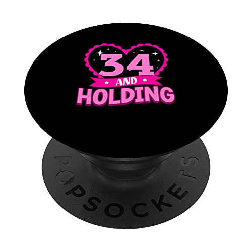 Comprar 34 y celebración regalo cumpleaños Regalos número 34 para su cumpleaños trigésimo cuarto PopSockets PopGrip Intercambiable Top Precio 2025 | regaloscumple.com