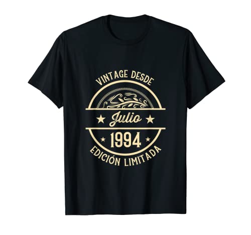 Consigue ahora Cumpleaños Hombre Regalos Vintage Desde BlackFriday Julio 1994 Camiseta Rebajas 2025 | regaloscumple.com