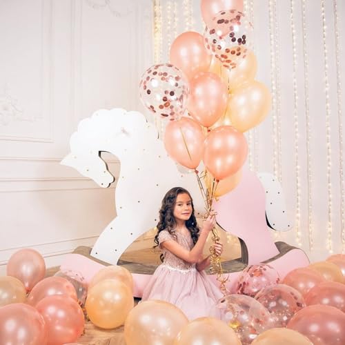 Ofertas en regaloscumple.com Decoración de 22 cumpleaños para mujer, oro rosa y negro, juego decoración tartas mujeres hombres con pancarta decorativa regalo 22th globos años