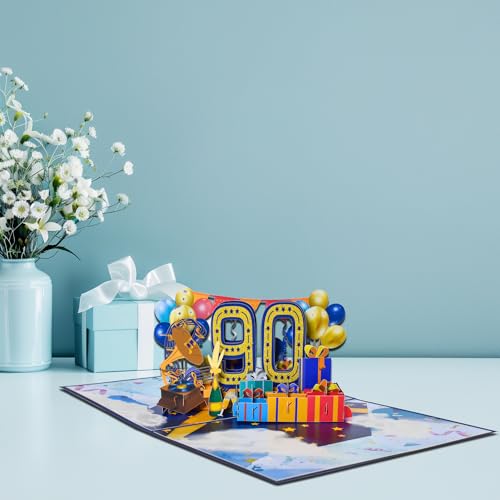 Dónde comprar en España Magic Ants Tarjeta   felicitación 3D   90 años   aniversario   90 años