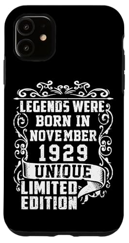 Comprar Carcasa BlackFriday para iPhone 11 Cumpleaños Noviembre 1929 Edición Limitada Regalo Vintage Ofertas 2024 | regaloscumple.com