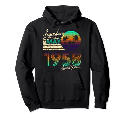Consigue ahora Legendario Navidad cumpleaños desde mayo 1958. Sudadera con Capucha Rebajas 2024 | regaloscumple.com