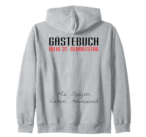 Consigue ahora Gästebuch Mein 37. Geburtstag Libro visitas Firma Sudadera con Navidad Capucha Rebajas 2024 | regaloscumple.com