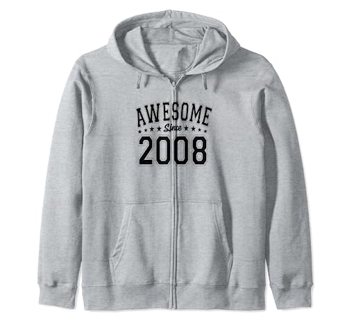 Consigue ahora Impresionante desde 2008 Cumpleaños Impresionante BlackFriday Vintage Sudadera con Capucha Top Precio 2024 | regaloscumple.com