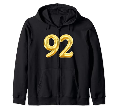 Consigue ahora Globo cumpleaños número 92 Ideas para regalar 92 años Sudadera con Capucha Top Precio 2025 | regaloscumple.com