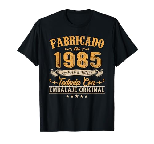 Consigue ahora Promoción Fabricado En 1985 Regalo Para Hombre 36 Años Cumpleaños Camiseta Top Precio 2024 | regaloscumple.com