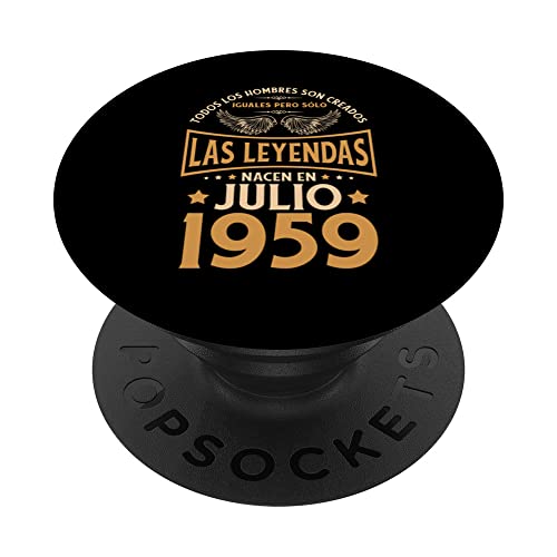 Comprar Cumpleaños Hombre Regalos Las Leyendas Julio 1959 PopSockets Ideas para regalar PopGrip Intercambiable Top Precio 2023 | regaloscumple.com