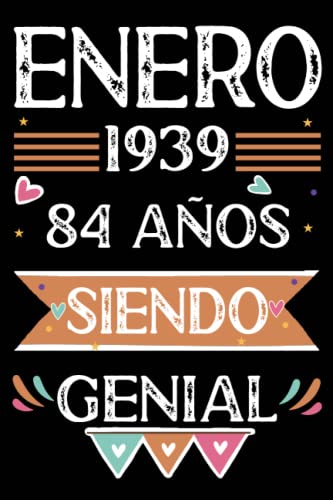 Comprar CUADERNO Enero 1939 84 Años Siendo Genial: Libro visitas cuaderno 110 páginas felicitaciones idea regalo regalo Para la Navidad esposa novia mujer La madre Ofertas 2025 | regaloscumple.com