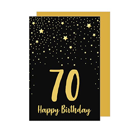 Consigue ahora Catálogo Edition Seidel Tarjeta felicitación 70 cumpleaños con sobre hombre y mujer (GZ347-70 SW023) Rebajas 2023 | regaloscumple.com