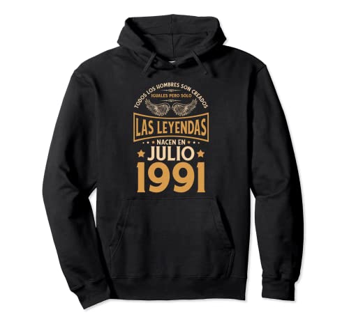 Comprar Cumpleaños Hombre Regalos Las Leyendas Navidad Julio 1991 Sudadera con Capucha Ofertas 2024 | regaloscumple.com