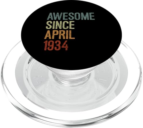 Consigue ahora Impresionante BlackFriday desde abril 1934 regalo cumpleaños divertido retro PopSockets PopGrip para MagSafe Top Precio 2025 | regaloscumple.com