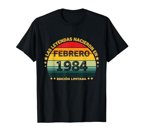 Oferta 40 Cumpleaños Nacido Febrero Camiseta
