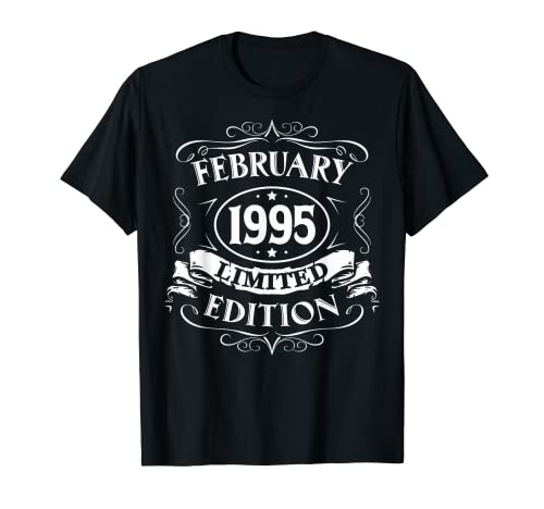 Comprar Febrero 1995 Edición Ideas para regalar Limitada Regalo Nacido En Febrero 1995 Camiseta Top Precio 2025 | regaloscumple.com