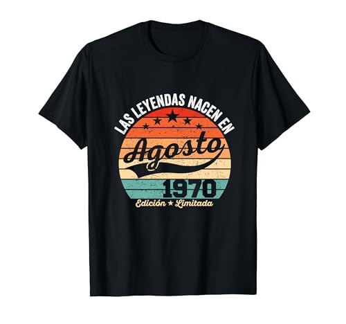 Consigue ahora 52 años Cumpleaños Las Leyendas nacen en Agosto Cumpleaños 1970 Camiseta Top Precio 2024 | regaloscumple.com